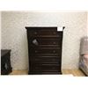 Image 2 : ASHLEY SIGNATURE DARK WOOD 5 DRAWER DRESSER AND 3 DRAWER NIGHT STAND