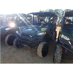 2016 POLARIS 900 UTV, VIN/SN:4XARVAD16GT130191 - 4X4, DIESEL ENGINE, CREW CAB, CANOPY, DUMP BODY, WI