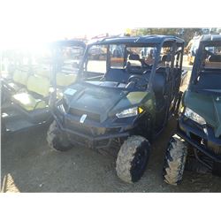 2016 POLARIS RANGER 900 UTV, VIN/SN:4XARVAD10GT129373 - 4X4, CREW CAB, DIESEL ENG, CANOPY, DUMP BODY