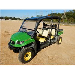 2016 JOHN DEERE XUV 550 S4 UTV, VIN/SN:050056 - 4X4, CREW CAB, GAS, WINDSHIELD, CANOPY, DUMP BED, ME