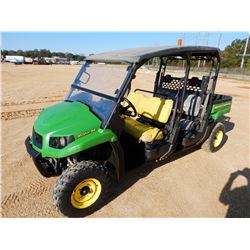 2016 JOHN DEERE XUV 550 S4 UTV, VIN/SN:050144 - 4X4, CREW CAB, GAS, WINDSHIELD, CANOPY, DUMP BED, ME