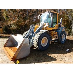 2012 VOLVO L60G WHEEL LOADER, VIN/SN:01034 - BUCKET, COUPLER, CAP, A/C, AUTO LUBE, 20.5R25 TIRES, ME