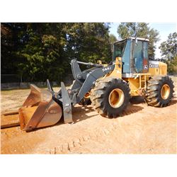 2005 JOHN DEERE 544J WHEEL LOADER, VIN/SN:596654 - COUPLER, JRB BUCKET, JRB FORKS, AUX HYD, RIDE CON