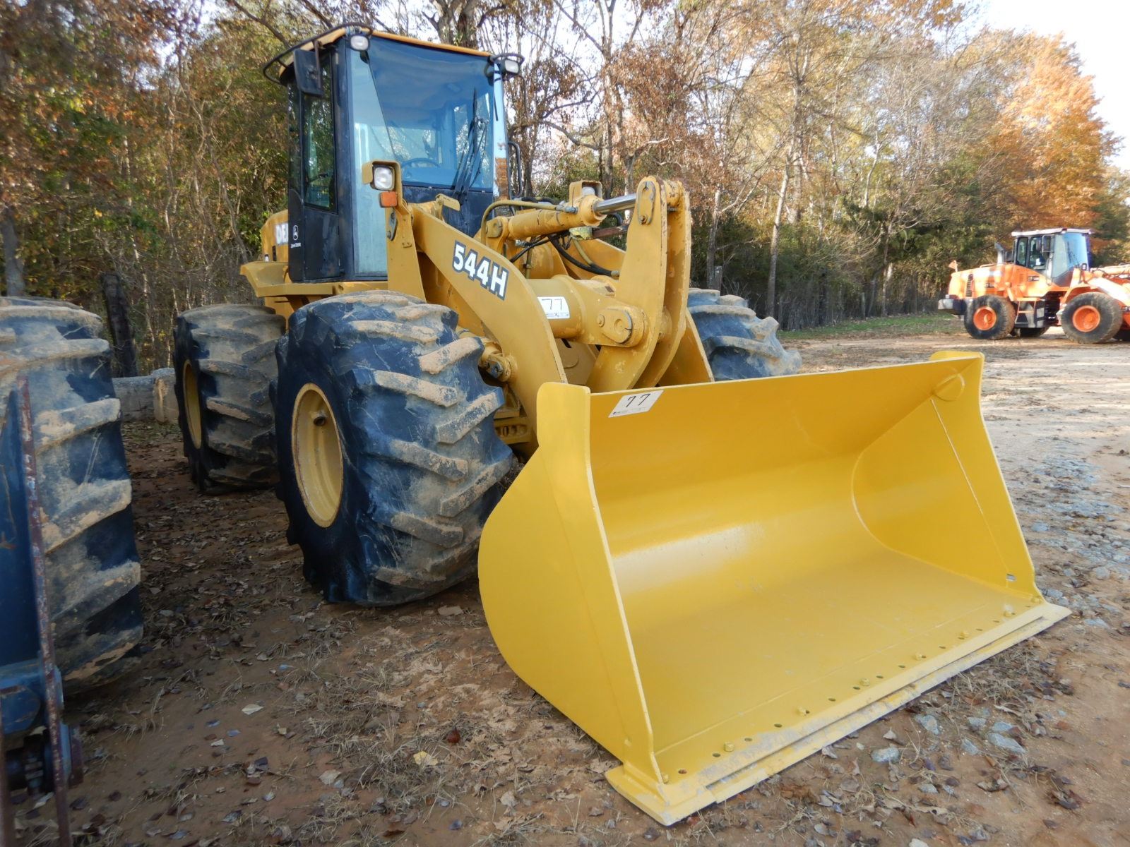 2003 JOHN DEERE 544H WHEEL LOADER, VIN/SN588099 BUCKET, RIDE CONTROL