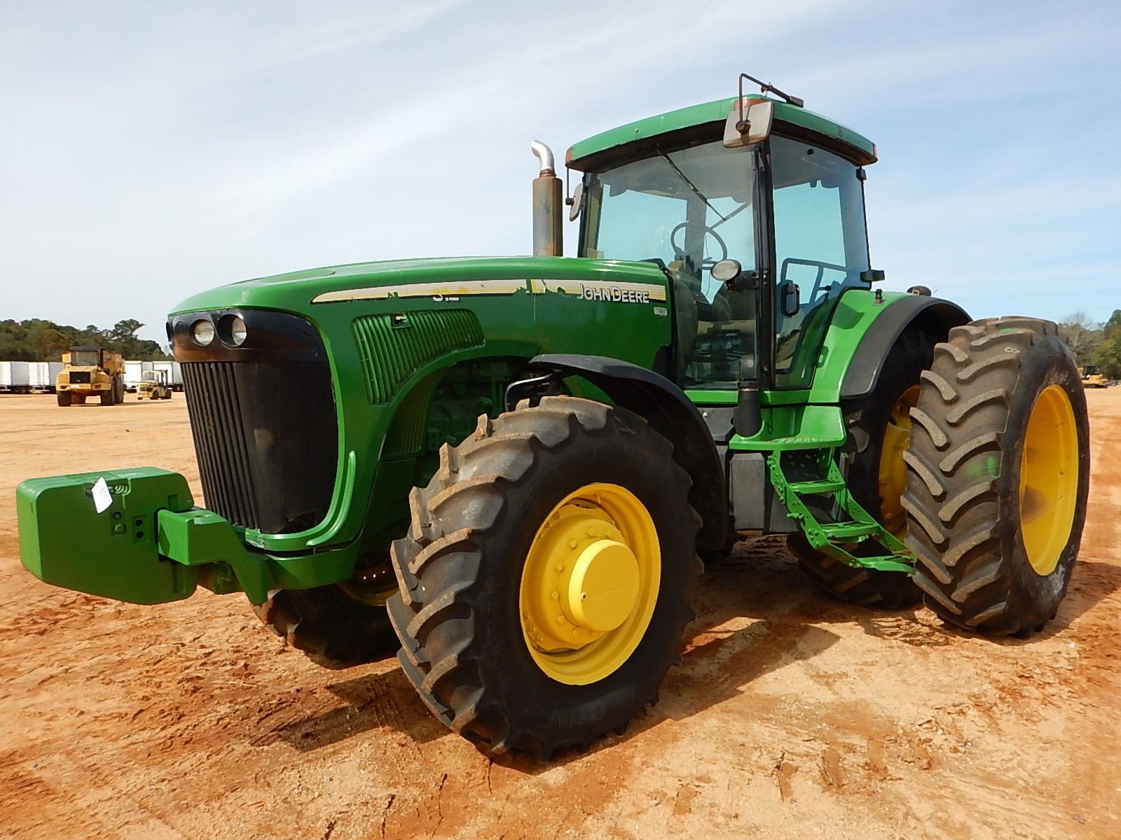 2004 JOHN DEERE 8120 SCRAPER TRACTOR, VIN/SN024310 MFWD, (3) REMOTES