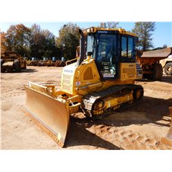 2014 KOMATSU D37EX-23 CRAWLER TRACTOR, VIN/SN:80147 - 6 WAY BLADE, CAB, A/C, METER READING 2,781 HOU