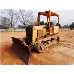 JOHN DEERE 450G CRAWLER TRACTOR, VIN/SN:835182 - 6 WAY BLADE, CANOPY, METER READING 5,018 HOURS