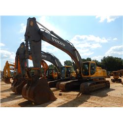 VOLVO EC460LC HYDRAULIC EXCAVATOR, VIN/SN:C03240 - 11'-6" STICK, 68" BUCKET, CAB, A/C, METER READING