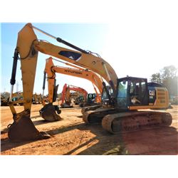2012 CAT 329EL HYDRAULIC EXCAVATOR, VIN/SN:PLW00361 - 10' STICK, 36'' BUCKET, REAR CAMERA, CAB, A/C,