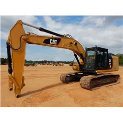 2015 CAT 323FL HYDRAULIC EXCAVATOR, VIN/SN:YEJ00219 - 9' - 6" STICK, CAB, A/C, METER READING 10,200 