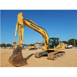 2015 KOMATSU PC210LC-10 HYDRAULIC EXCAVATOR, VIN/SN:A10871 - 9' 8" STICK, 44" BUCKET, COUPLER, AUX H