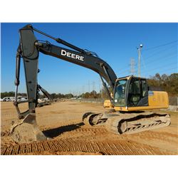 2013 JOHN DEERE 210G LC HYDRAULIC EXCAVATOR, VIN/SN:521102 - 10'-6" STICK, 42" BUCKET, THUMB, CAB, A