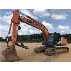 2014 HITACHI ZX210LC-5N HYDRAULIC EXCAVATOR, VIN/SN:330462 - 9' 6'' STICK, 48'' BUCKET, THUMB, AUX H