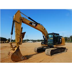 2013 CAT 320EL HYDRAULIC EXCAVATOR, VIN/SN:WBK02325 - 9'-6" STICK, 48" BUCKET, THUMB, CATWALKS, CAB,