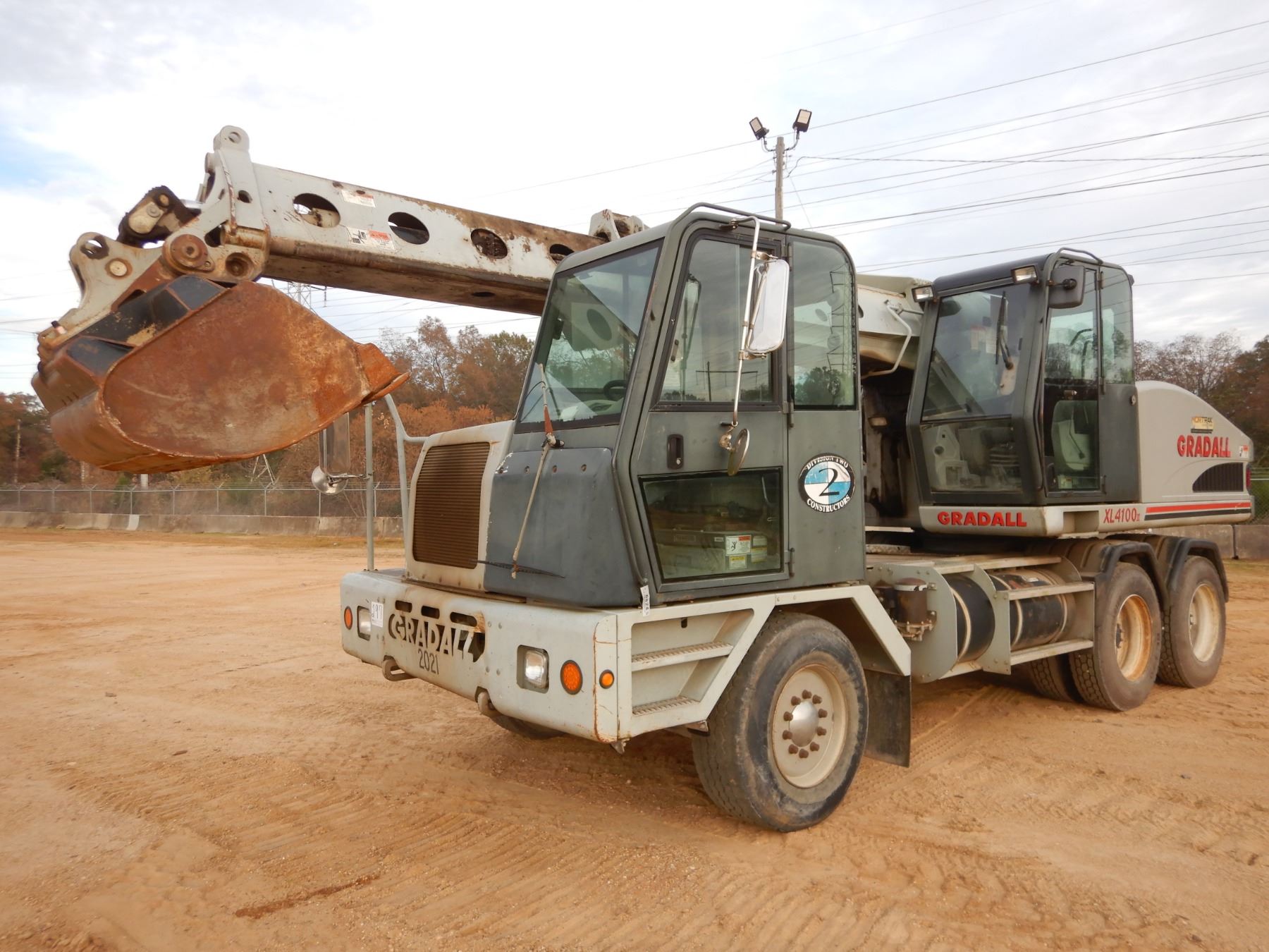GRADALL XL4100 SERIES 2 WHEELED EXCAVATOR, VIN/SN:0210017760 - 60 ...
