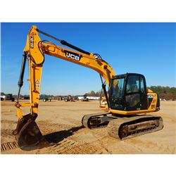 2014 JCB JS145 LC HYDRAULIC EXCAVATOR, VIN/SN:C02134278 - 9' STICK, 36" BUCKET, AUX HYD, CAB, A/C, M