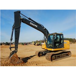 2016 JOHN DEERE 130G HYDRAULIC EXCAVATOR, VIN/SN:041204 - 9' 9" STICK, 40" BUCKET, CAB, A/C, METER R