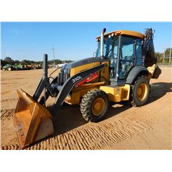 2016 JOHN DEERE 310L LOADER BACKHOE, VIN/SN:293113 - 4X4, E-STICK, BUCKET, THUMB, CAB, A/C, METER RE