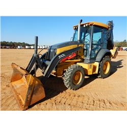 2016 JOHN DEERE 310L LOADER BACKHOE, VIN/SN:293158 - 4X4, E-STICK, BUCKET, THUMB, CAB, A/C, METER RE