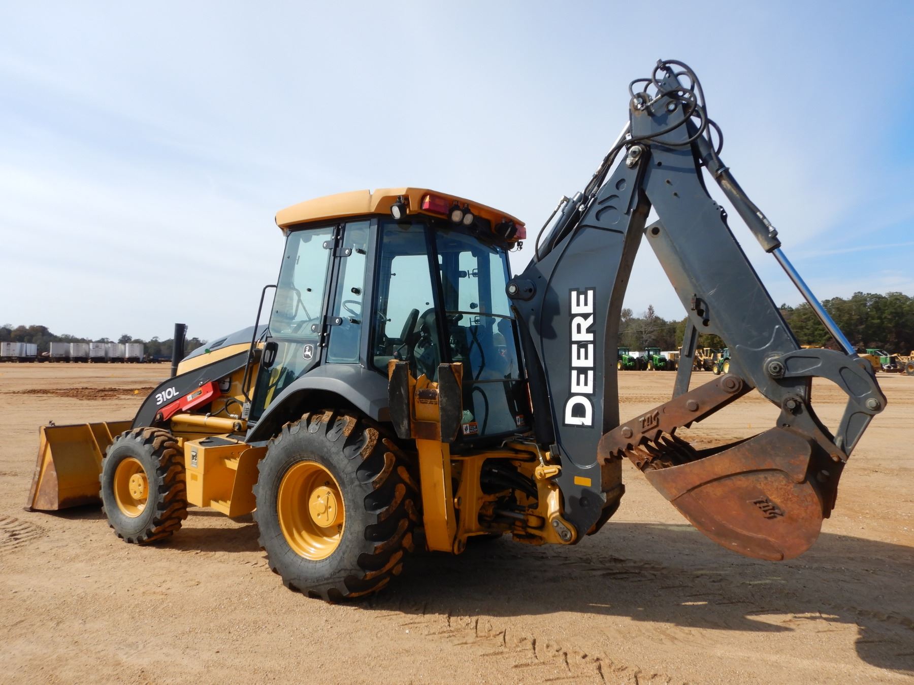 2016 JOHN DEERE 310L LOADER BACKHOE, VIN/SN293240 4X4, ESTICK