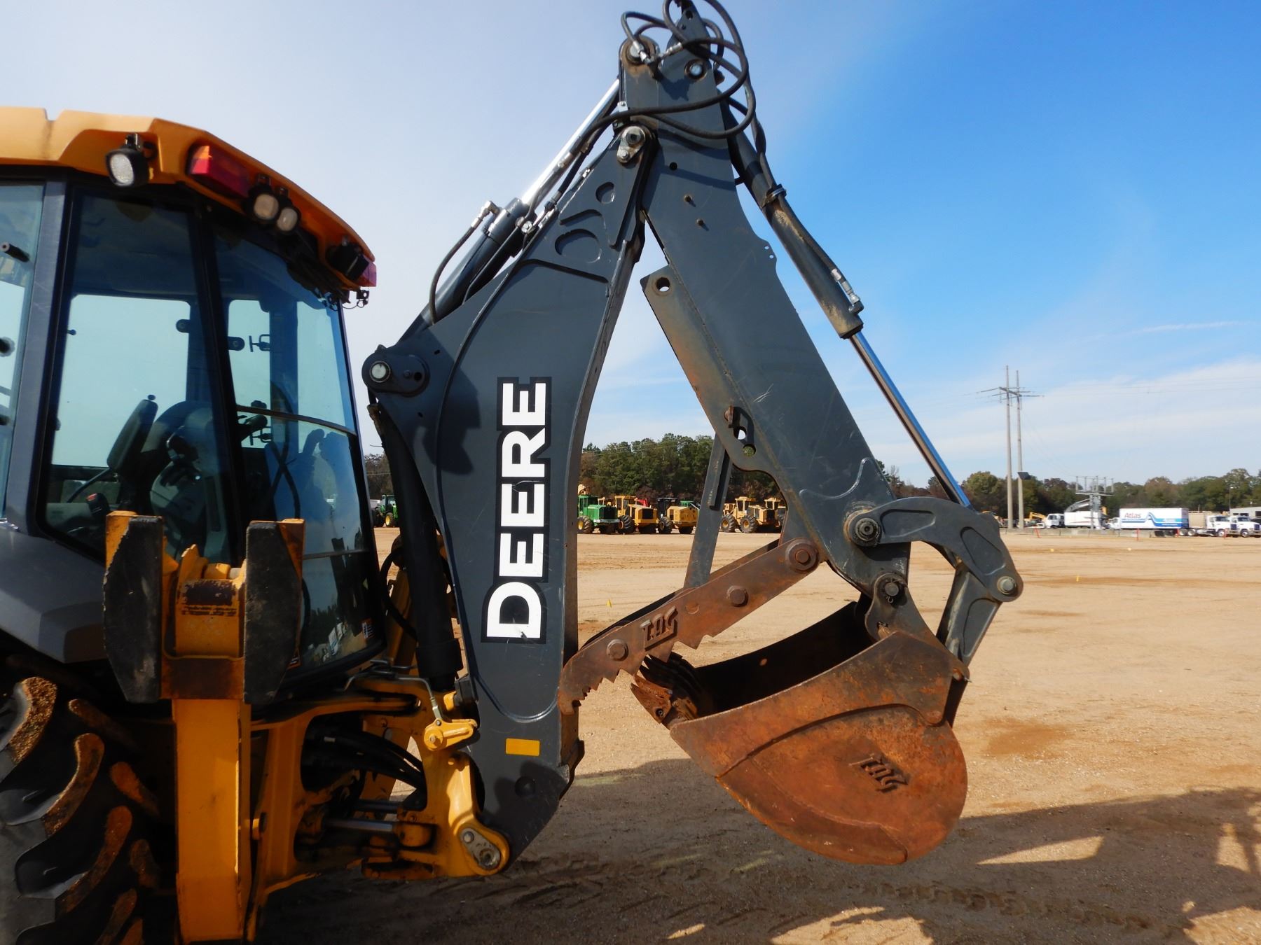 2016 JOHN DEERE 310L LOADER BACKHOE, VIN/SN293240 4X4, ESTICK