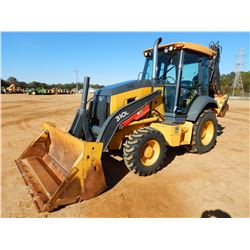 2016 JOHN DEERE 310L LOADER BACKHOE, VIN/SN:293083 - 4X4, E-STICK, MP BUCKET, THUMB, CAB, A/C, METER