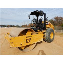 2016 CAT CS56B ROLLER, VIN/SN:S5600315 - VIBRATORY, 84" SMOOTH DRUM, CANOPY, METER READING 742 HOURS