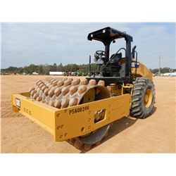 2016 CAT CP56B ROLLER, VIN/SN:P5600206 - VIBRATORY, 84" PADFOOT DRUM, CANOPY, METER READING 1,960 HO