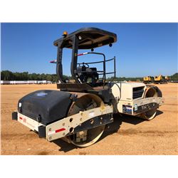 2007 INGERSOLL RAND DD138HF ROLLER, VIN/SN:194593 - TANDEM, VIBRATORY, 84" SMOOTH DRUMS, CANOPY, MET