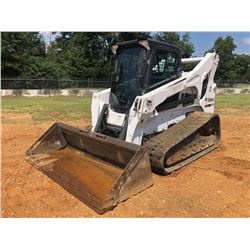 2016 BOBCAT T870 SKID STEER LOADER, VIN/SN:ASWT11681 - CRAWLER, 2 SPEED, BUCKET, HIGH FLOW, CAB, A/C