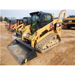 2015 CAT 279D SKID STEER LOADER, VIN/SN:GTL02228 - CRAWLER, TWO SPEED, BUCKET, CAB, A/C, METER READI