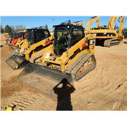 2015 CAT 279D SKID STEER LOADER, VIN/SN:GTL02039 - CRAWLER, TWO SPEED, BUCKET, CAB, A/C, METER READI