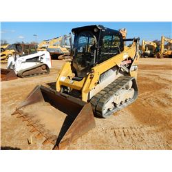 2017 CAT 259D SKID STEER LOADER, VIN/SN:FTL13796 - CRAWLER, TWO SPEED, BUCKET, CAB, A/C, METER READI