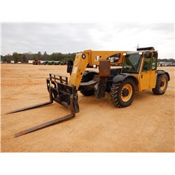 2010 CAT TL943 TELESCOPIC FORKLIFT, VIN/SN:TBL01520 - 4X4, 9,000# CAPACITY, TILTS, OUTRIGGERS, REAR 