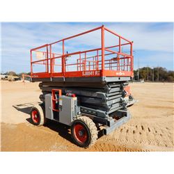 SKYJACK SJ8841 RT SCISSOR LIFT, VIN/SN:43456R - ROUGHT TERRAIN, 1,500LB CAPACITY, 41' HEIGHT, METER 