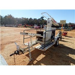 FINN B-70-TD HAY BLOWER, VIN/SN:RUA-2515 - KUBOTA DIESEL ENGINE, TRAILER MTD, METER READING 285 HOUR