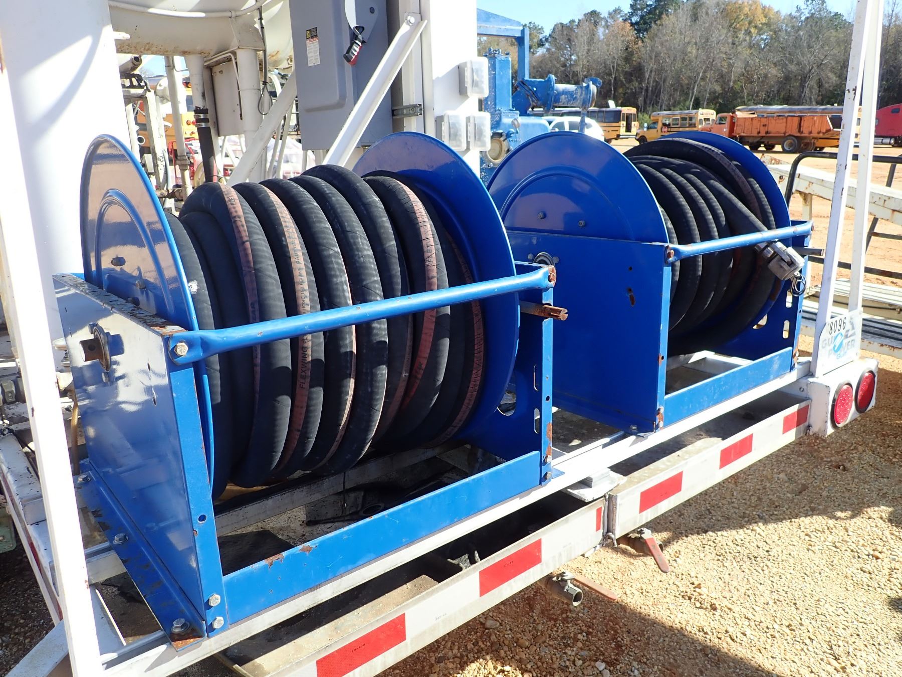 BARON OIL RECLAIMER SYSTEM, S/N 800919, MTD ON T/A TRAILER W/ CANOPY (B4)