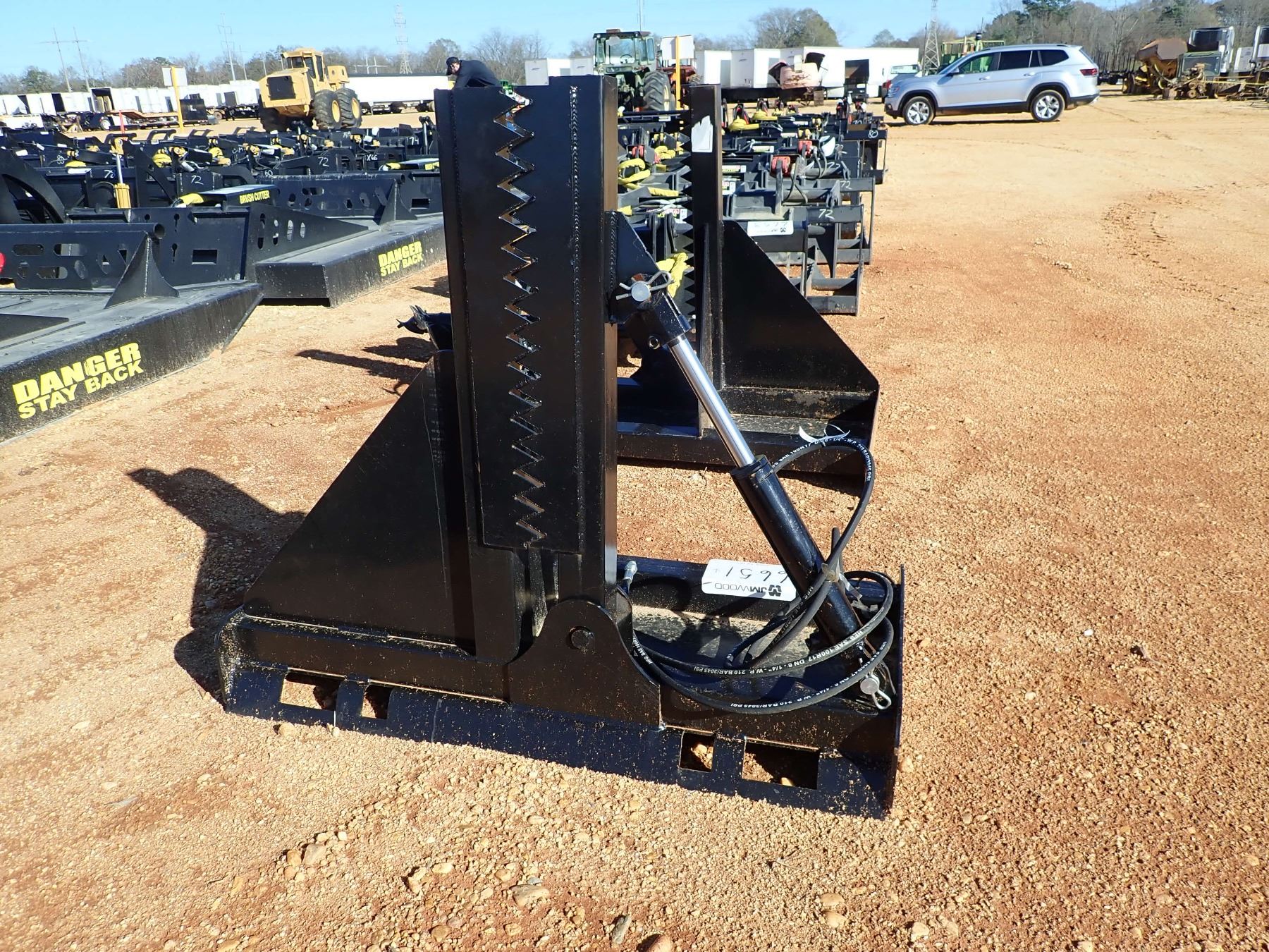 HYD POST/TREE PULLER, FITS SKID STEER LOADER (B5) J.M. Wood Auction
