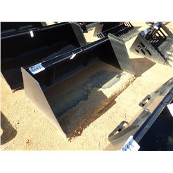 74" SNOW/LITTER BUCKET W/B.O.C.E., FITS SKID STEER LOADER (B-5)