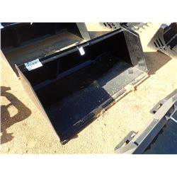 78" SNOW/LITTER BUCKET W/B.O.C.E., FITS SKID STEER LOADER (B-5)