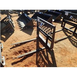 FORK FRAME 48", FITS SKID STEER LOADER (B-5)