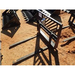 FORK FRAME 48", FITS SKID STEER LOADER (B-5)