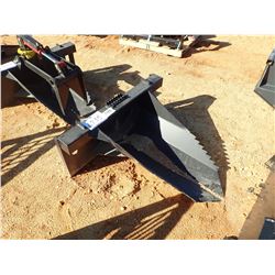 SPADE BUCKET, FITS SKID STEER LOADER (B-5)