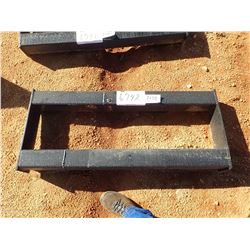 TUBE FRAME WELD ON ATTACH PLATE, FITS SKID STEER LOADER (B-5)