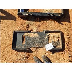 SOLID BACK WELD ON ATTACH PLATE, FITS SKID STEER LOADER (B-5)