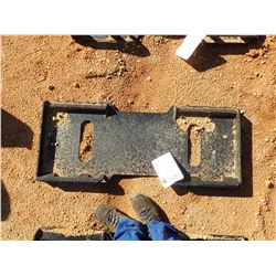 SOLID BACK WELD ON ATTACH PLATE, FITS SKID STEER LOADER (B-5)