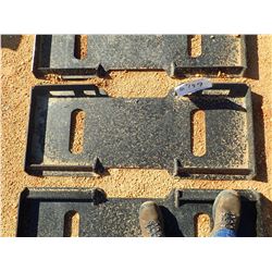 SOLID BACK WELD ON ATTACH PLATE, FITS SKID STEER LOADER (B-5)