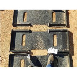 SOLID BACK WELD ON ATTACH PLATE, FITS SKID STEER LOADER (B-5)