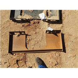 SOLID BACK WELD ON ATTACH PLATE, FITS SKID STEER LOADER (B-5)