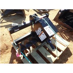 LOWE AUGER W/10" BIT, FITS SKID STEER LOADER (B-5)